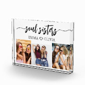 Soul Sisters 3 Fotocollage Familie Keepsake Gift Fotoblokken (Rechts)