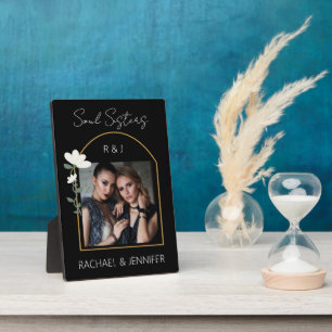 Soul Sisters Aangepaste foto Naam Monogram Keepomw Fotoplaat