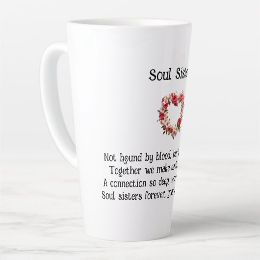 Soul Sisters Beste Vrienden Koffie/Latte Mok (Linkerhoek)