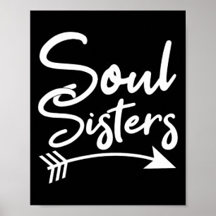 Soul Sisters Beste Vriendschap Gezegden BFF Poster