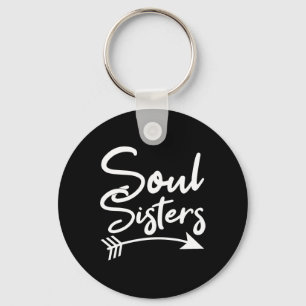 Soul Sisters Beste Vriendschap Gezegden BFF Sleutelhanger