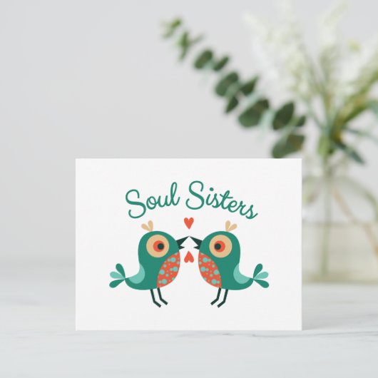 Soul Sisters Briefkaart (Staand voorkant)