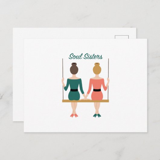 Soul Sisters Briefkaart (Voorkant / Achterkant)