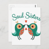 Soul Sisters Briefkaart (Voorkant / Achterkant)