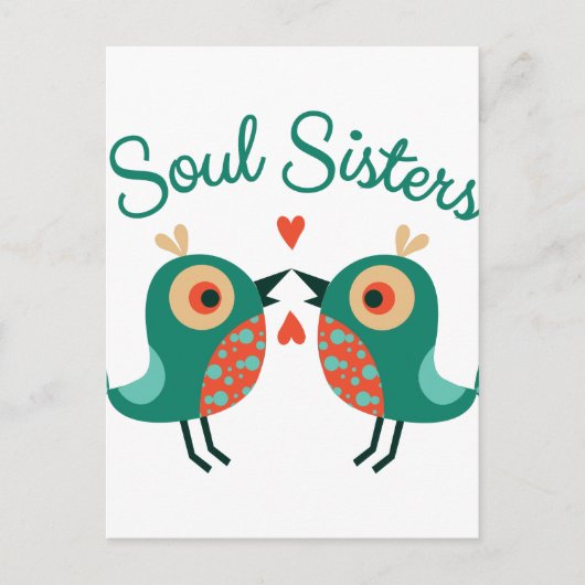 Soul Sisters Briefkaart (Voorkant)