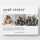 Soul Sisters | Cadeau voor zusters Fotocollage Fotoplaat (Voorkant)