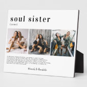 Soul Sisters | Cadeau voor zusters Fotocollage Fotoplaat (Zijkant)