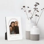 Soul Sisters Elegant Arch Lijst Foto Keepslag Fotoplaat<br><div class="desc">Een speciaal, gedenkwaardig en mooi fotocadeau voor beste vrienden. Het ontwerp is voorzien van één enkele fotolay-out in een modern boogontwerp met faux roos gouden concentrische cirkels lijst om uw eigen speciale zusfoto weer te geven. "Soul Sisters" is ontworpen in een stijlvolle en elegante faux roos gold typografie. Aanpassen met...</div>