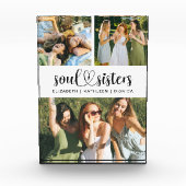 Soul Sisters Friends Script Photo Collage Block Fotoblokken (Voorkant)