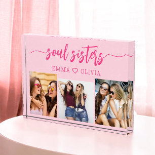 Soul Sisters Hot Pink 3 Fotocollage Keepsake Fotoblokken