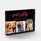 Soul Sisters Hot Pink 3 Fotocollage Keepsake Fotoblokken (Links)