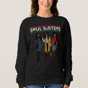 Soul Sisters Koningin Melanine Afro-Amerikaanse Vr Trui