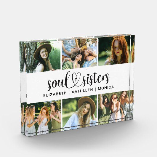 Soul Sisters Script Photo Collage Block Fotoblokken (Links)