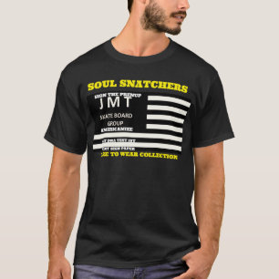 SOUL SNATCHERS. Basic donker T-shirt