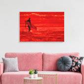 SOUL SURFER 16x24 Canvas Afdruk (Insitu (Woonkamer))