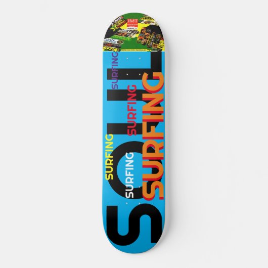 SOUL SURFING 8 1/4" Skateboard Deck (Voorkant)