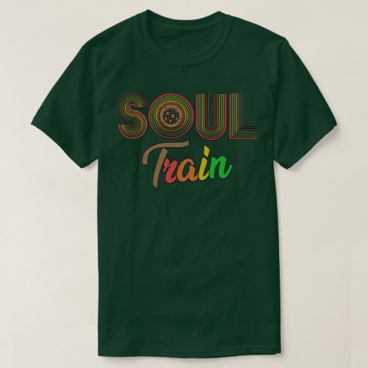 Soul Train Retro-stijl T-shirt (Design voorkant)