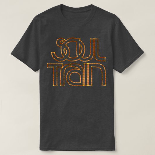 Soul Train Typography Design T-shirt (Design voorkant)