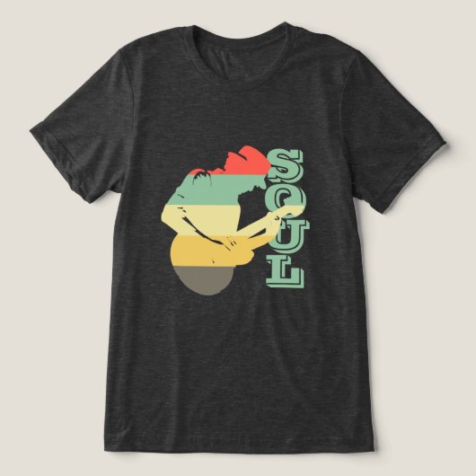 Soul Tri-Blend Shirt (Design voorkant)