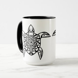Soul Turtle - Hand getekend ontwerp dat belichaamt Mok