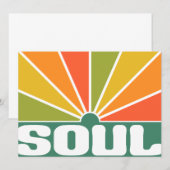 SOUL-uitnodiging, pas aan Kaart (Voorkant / Achterkant)