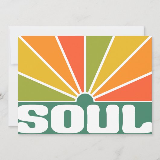 SOUL-uitnodiging, pas aan Kaart (Voorkant)