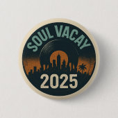Soul Vacay 2025 Logo Button (Voorkant)