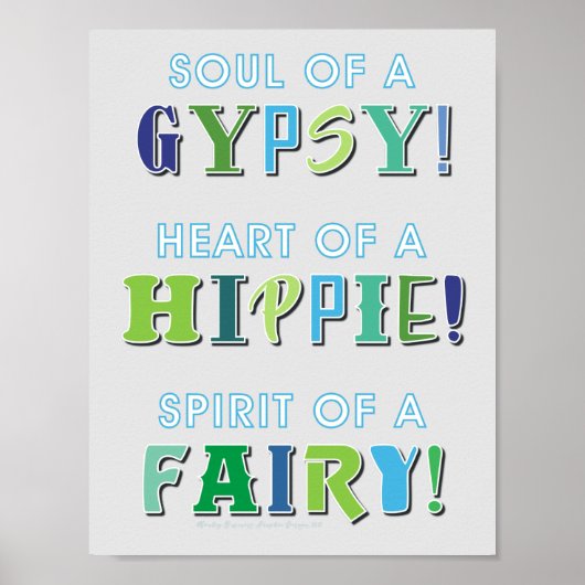 SOUL VAN EEN GYPSY... POSTER (Voorkant)