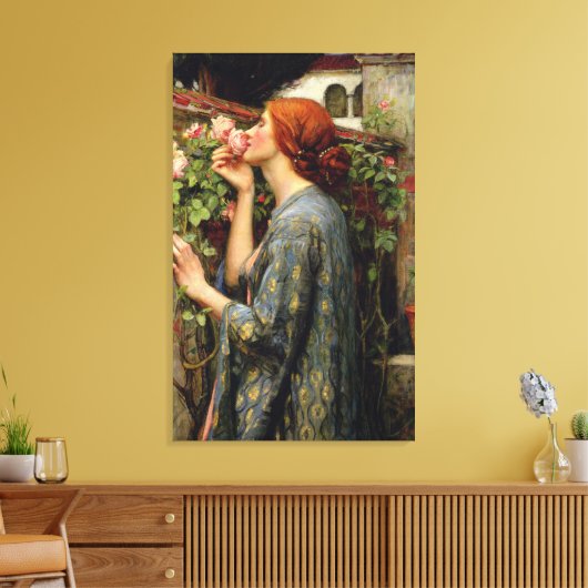 Soul van het Roos van John William Waterhouse Canvas Afdruk (Insitu (Woonkamer))