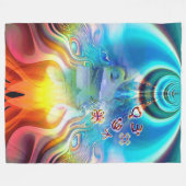 Soul Vibrations Fleece Deken (Voorkant (Horizontaal))