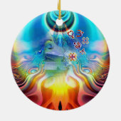 Soul Vibrations Keramisch Ornament (Achterkant)