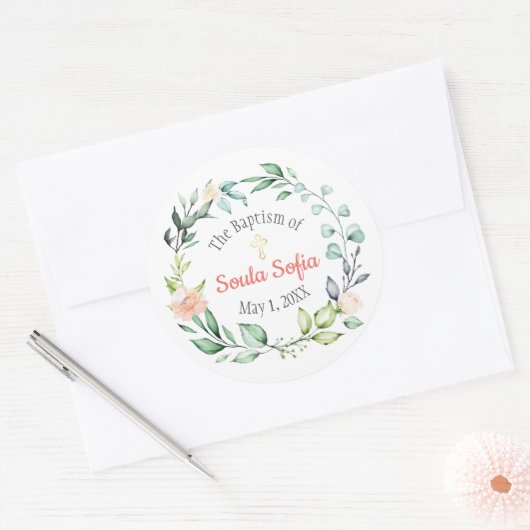 Soula Baptism Sticker (Envelop)