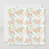 Soula Square Baptism Invitation Kaart (Achterkant)