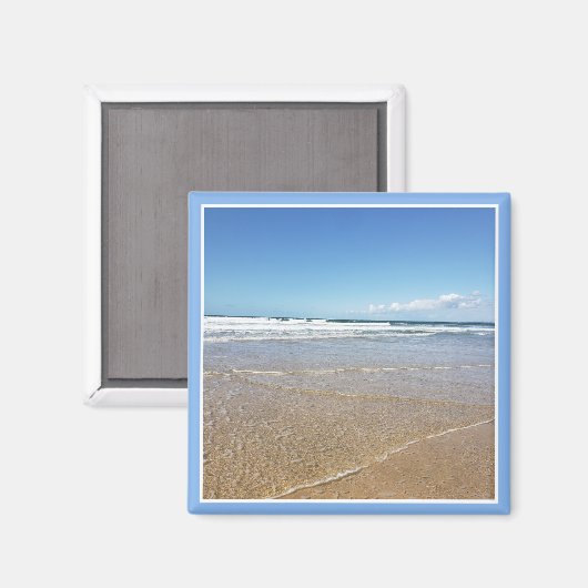 Soulac sur Mer Beach in Frankrijk | kust Magneet (Voorkant / Achterkant)