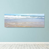 Soulac Sur Mer | Kuststrand in Frankrijk Canvas Afdruk (Insitu (Houten vloer))