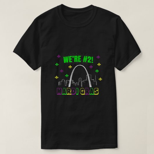 Soulard Mardi Gras 2 St. Louis T-shirt (Design voorkant)