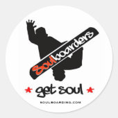 SOULBOARDER STICKER 3 NCH (Voorkant)