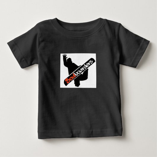 Soulboarders baby peuter honkbaltrut t-shirt (Voorkant)