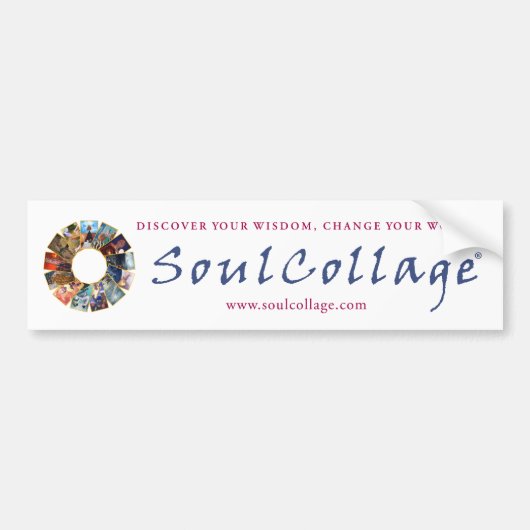 SoulCollage® Logo Bumpersticker (Voorkant)