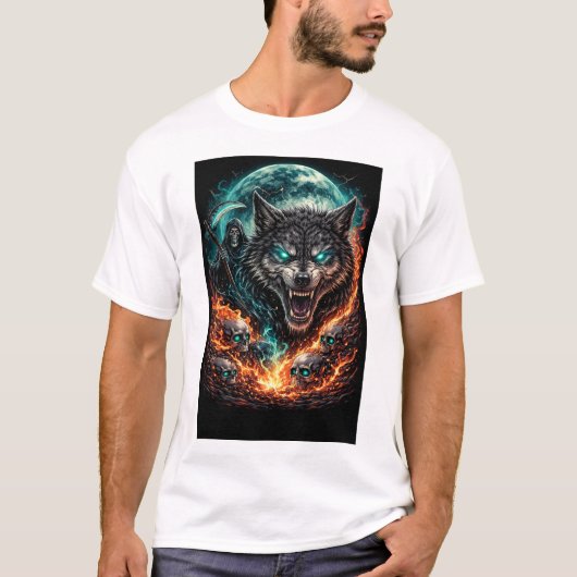 Soulfire Alpha: Bewaker van de Onderwereld T-shirt (Voorkant)