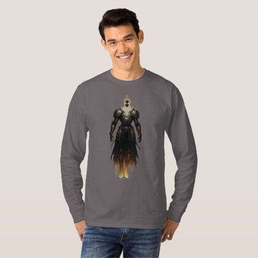 Soulflame Knight Dark Fantasy T-shirt (Voorkant volledig)
