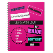 SoulFreeGLAM-leider met Love Journal Notitieboek (Voorkant)