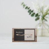 Soulful Bamboo Yoga Instructor Visitekaartje (Staand voorkant)