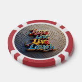 "Soulful Living Inspiration" Poker Chips (Enkel)