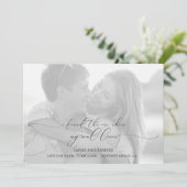 Soulful Love Save the Date Card (Staand voorkant)