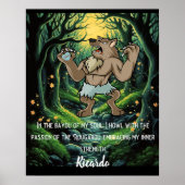 Soulful Rougarou Sterkte Inspirerend Poster (Voorkant)