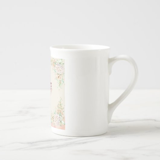 "Soulful Sips" Porselein Kop (Rechts)