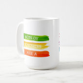 "Soulful vriendelijkheid" koffiekopje Koffiemok (Voorkant links)