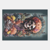 Soulful Warrior, Indiaanse gotiek Inpakpapier Vel (Voorkant 3)