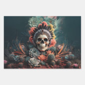 Soulful Warrior, Indiaanse gotiek Inpakpapier Vel (Voorkant)